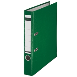 Leitz Plastic Mini Arch File A4 Green [Pack 10]